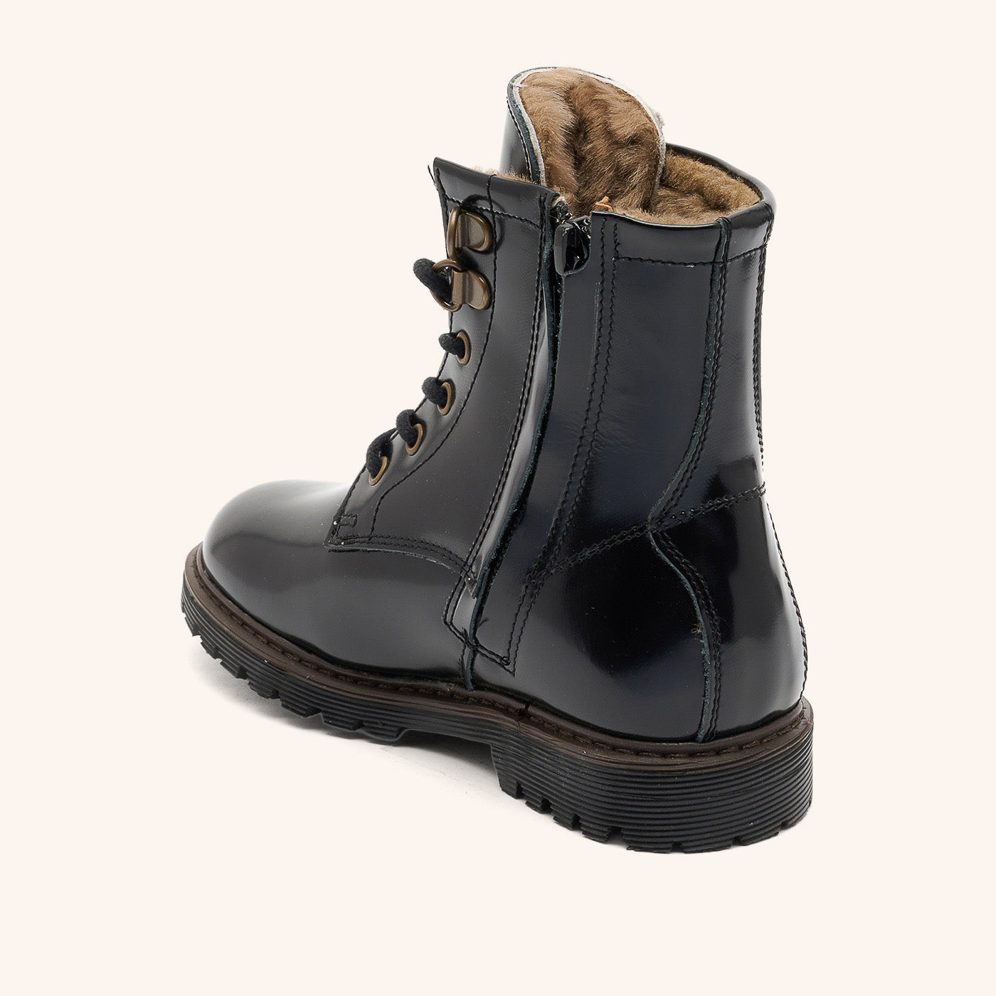 bisgaard maia lamb black polido