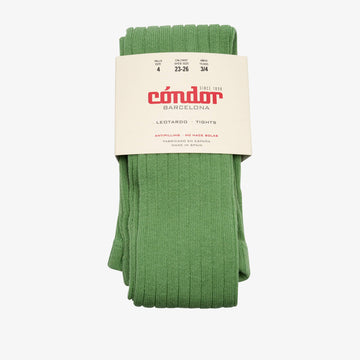 bisgaard x Cóndor cotton rib tights pear