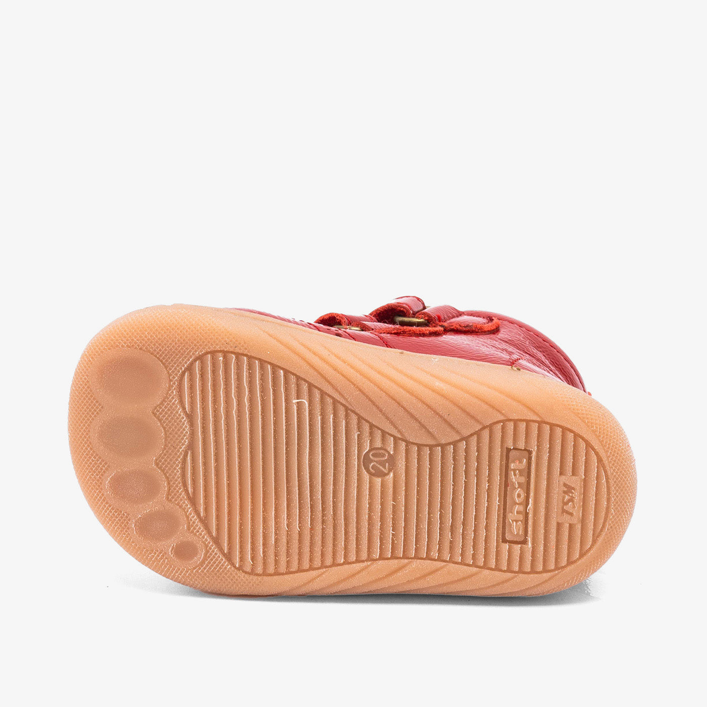 bisgaard barefoot philine lamb red patent