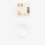 bisgaard x Cóndor cotton ankle sock with openwork blanco
