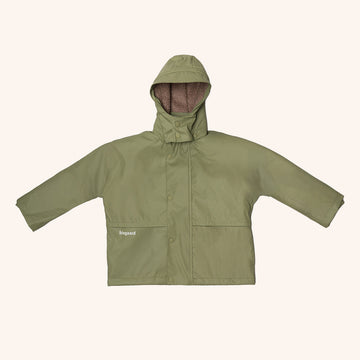 bisgaard aarhus rain jacket wool palma