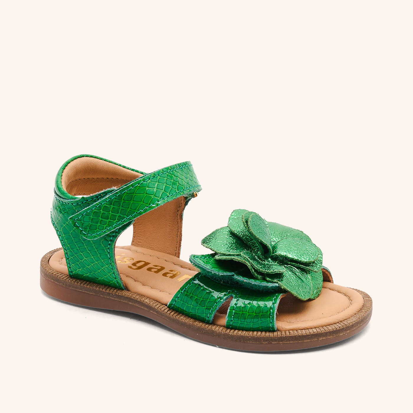 bisgaard agnes green croco